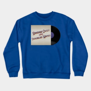 RETRO VINYL OVER BRIDGE 1970 Crewneck Sweatshirt